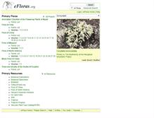 Tablet Screenshot of efloras.org